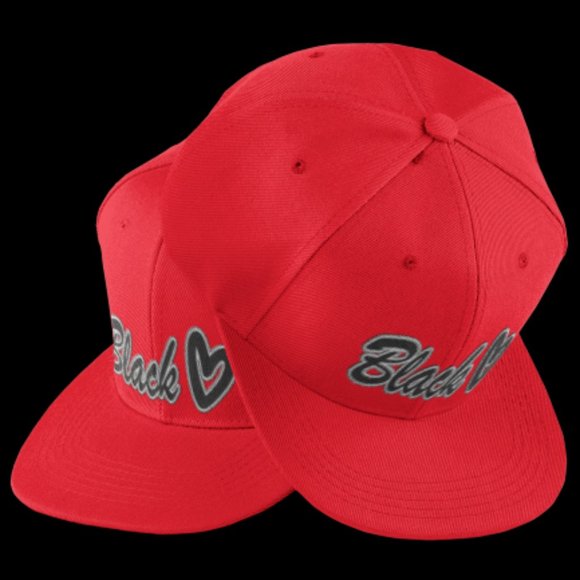 SBC Red Black Love Hat - Picture 3 of 11